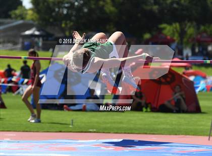Thumbnail 2 in CIF State Track and Field Championships (Girls High Jump Qualifying) photogallery.