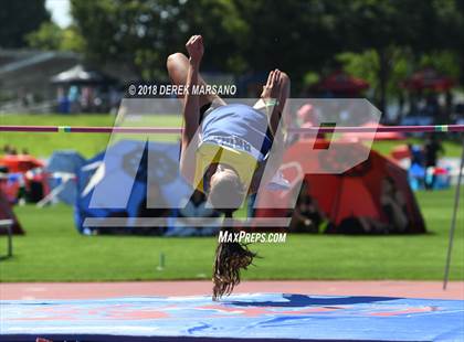 Thumbnail 3 in CIF State Track and Field Championships (Girls High Jump Qualifying) photogallery.