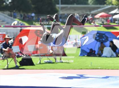 Thumbnail 2 in CIF State Track and Field Championships (Girls High Jump Qualifying) photogallery.
