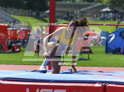 Thumbnail 2 in CIF State Track and Field Championships (Girls High Jump Qualifying) photogallery.