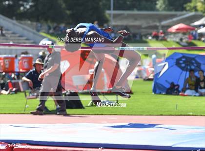 Thumbnail 2 in CIF State Track and Field Championships (Girls High Jump Qualifying) photogallery.