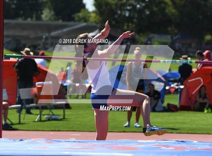 Thumbnail 1 in CIF State Track and Field Championships (Girls High Jump Qualifying) photogallery.