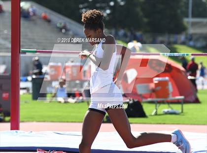 Thumbnail 1 in CIF State Track and Field Championships (Girls High Jump Qualifying) photogallery.