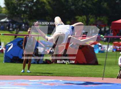 Thumbnail 1 in CIF State Track and Field Championships (Girls High Jump Qualifying) photogallery.