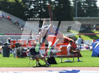 Thumbnail 1 in CIF State Track and Field Championships (Girls High Jump Qualifying) photogallery.
