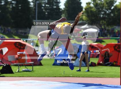 Thumbnail 1 in CIF State Track and Field Championships (Girls High Jump Qualifying) photogallery.