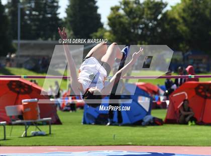 Thumbnail 1 in CIF State Track and Field Championships (Girls High Jump Qualifying) photogallery.