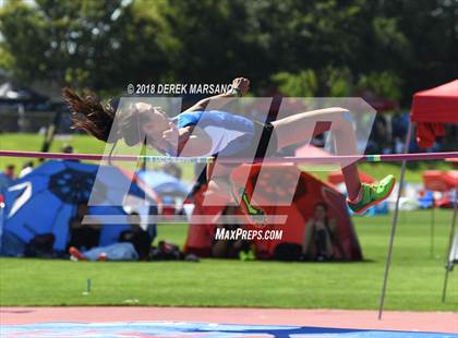 Thumbnail 1 in CIF State Track and Field Championships (Girls High Jump Qualifying) photogallery.