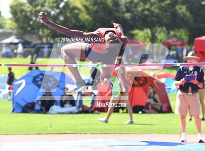 Thumbnail 3 in CIF State Track and Field Championships (Girls High Jump Qualifying) photogallery.