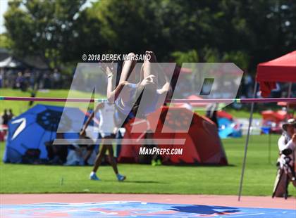 Thumbnail 1 in CIF State Track and Field Championships (Girls High Jump Qualifying) photogallery.
