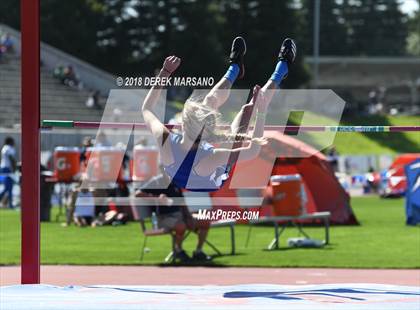 Thumbnail 3 in CIF State Track and Field Championships (Girls High Jump Qualifying) photogallery.