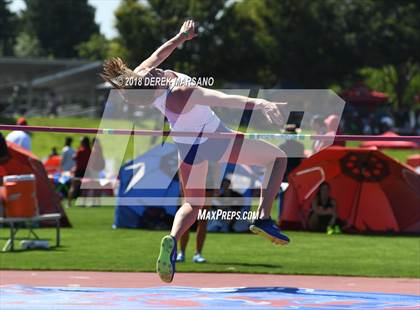Thumbnail 2 in CIF State Track and Field Championships (Girls High Jump Qualifying) photogallery.