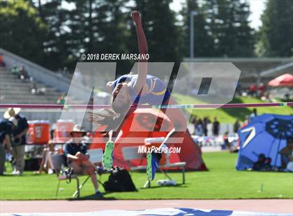 Thumbnail 2 in CIF State Track and Field Championships (Girls High Jump Qualifying) photogallery.