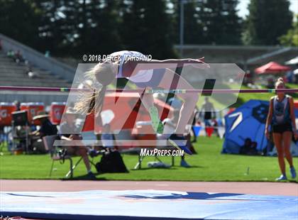 Thumbnail 3 in CIF State Track and Field Championships (Girls High Jump Qualifying) photogallery.
