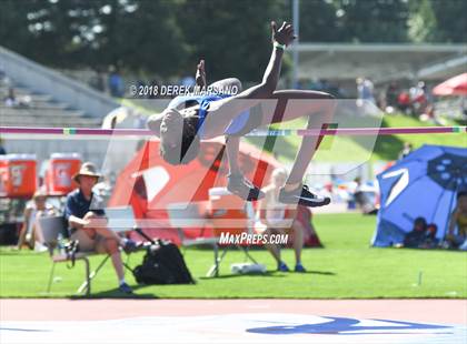 Thumbnail 1 in CIF State Track and Field Championships (Girls High Jump Qualifying) photogallery.