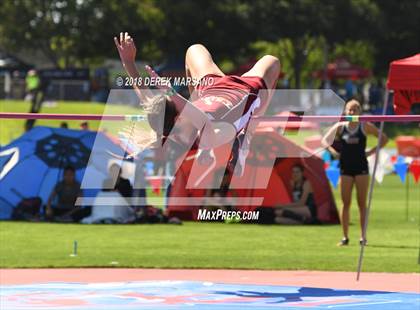 Thumbnail 2 in CIF State Track and Field Championships (Girls High Jump Qualifying) photogallery.