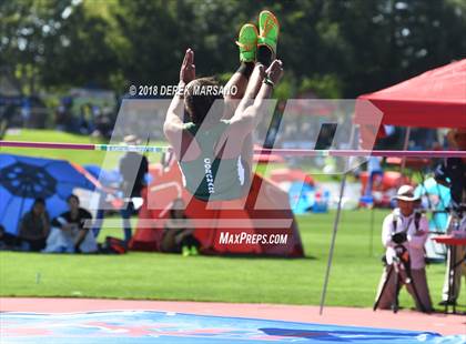Thumbnail 2 in CIF State Track and Field Championships (Girls High Jump Qualifying) photogallery.