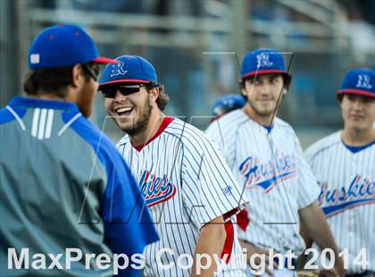 Thumbnail 1 in Centennial vs Reno (NIAA Division 1 State Baseball Tournament Round 1) photogallery.