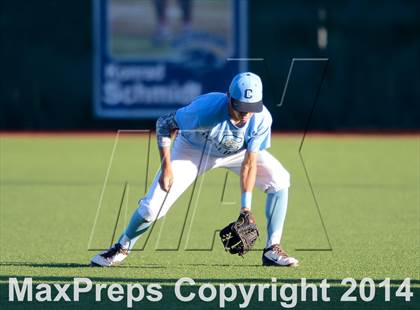 Thumbnail 3 in Centennial vs Reno (NIAA Division 1 State Baseball Tournament Round 1) photogallery.