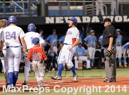 Thumbnail 2 in Centennial vs Reno (NIAA Division 1 State Baseball Tournament Round 1) photogallery.
