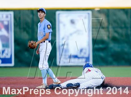 Thumbnail 2 in Centennial vs Reno (NIAA Division 1 State Baseball Tournament Round 1) photogallery.