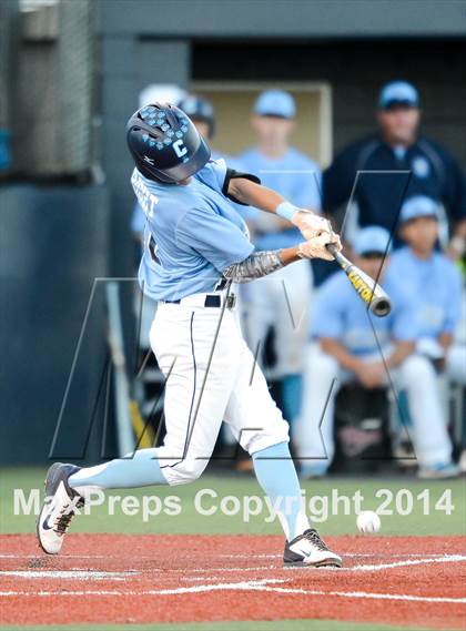 Thumbnail 1 in Centennial vs Reno (NIAA Division 1 State Baseball Tournament Round 1) photogallery.