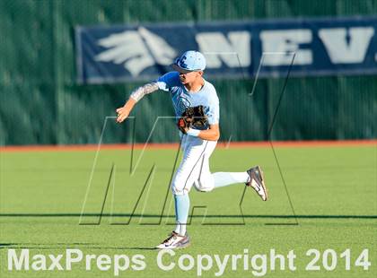 Thumbnail 2 in Centennial vs Reno (NIAA Division 1 State Baseball Tournament Round 1) photogallery.