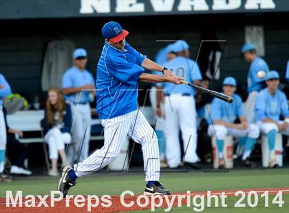 Thumbnail 1 in Centennial vs Reno (NIAA Division 1 State Baseball Tournament Round 1) photogallery.