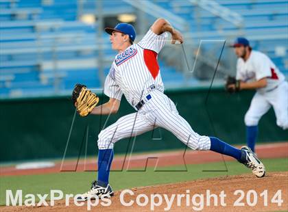 Thumbnail 2 in Centennial vs Reno (NIAA Division 1 State Baseball Tournament Round 1) photogallery.