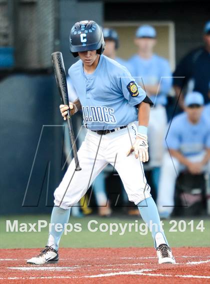 Thumbnail 3 in Centennial vs Reno (NIAA Division 1 State Baseball Tournament Round 1) photogallery.