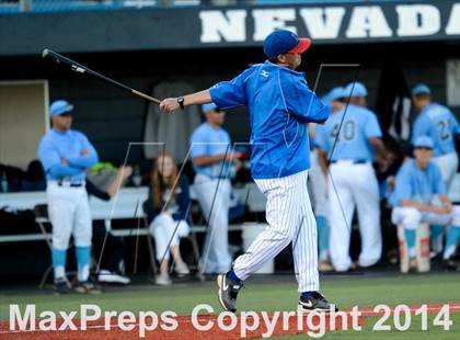 Thumbnail 2 in Centennial vs Reno (NIAA Division 1 State Baseball Tournament Round 1) photogallery.