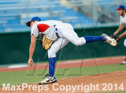 Thumbnail 3 in Centennial vs Reno (NIAA Division 1 State Baseball Tournament Round 1) photogallery.