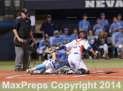 Thumbnail 2 in Centennial vs Reno (NIAA Division 1 State Baseball Tournament Round 1) photogallery.