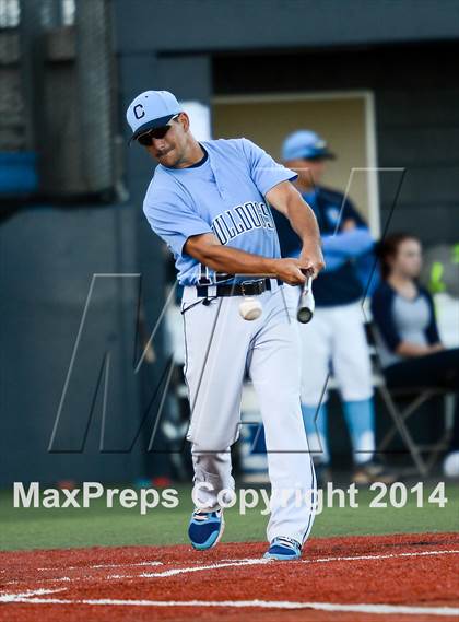 Thumbnail 3 in Centennial vs Reno (NIAA Division 1 State Baseball Tournament Round 1) photogallery.
