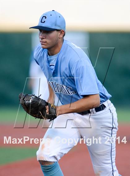 Thumbnail 1 in Centennial vs Reno (NIAA Division 1 State Baseball Tournament Round 1) photogallery.