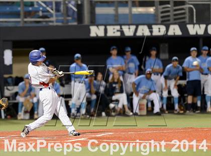 Thumbnail 1 in Centennial vs Reno (NIAA Division 1 State Baseball Tournament Round 1) photogallery.