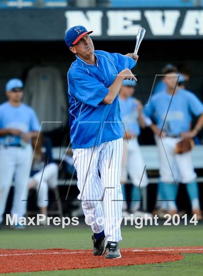 Thumbnail 2 in Centennial vs Reno (NIAA Division 1 State Baseball Tournament Round 1) photogallery.