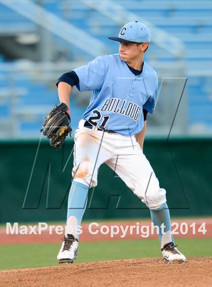 Thumbnail 2 in Centennial vs Reno (NIAA Division 1 State Baseball Tournament Round 1) photogallery.