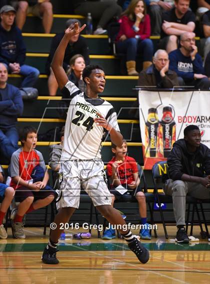 Thumbnail 2 in Balboa City vs. Prolific Prep Academy (The Crush in the Valley) photogallery.