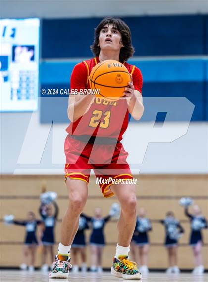 Thumbnail 3 in Judge Memorial Catholic vs Juan Diego Catholic (Juan Diego's Eagle Holiday Shootout) photogallery.
