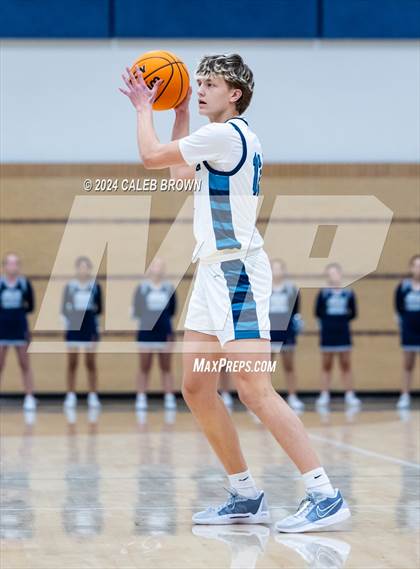 Thumbnail 2 in Judge Memorial Catholic vs Juan Diego Catholic (Juan Diego's Eagle Holiday Shootout) photogallery.