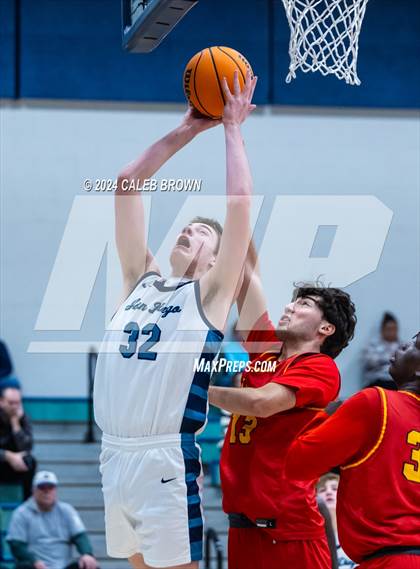 Thumbnail 3 in Judge Memorial Catholic vs Juan Diego Catholic (Juan Diego's Eagle Holiday Shootout) photogallery.