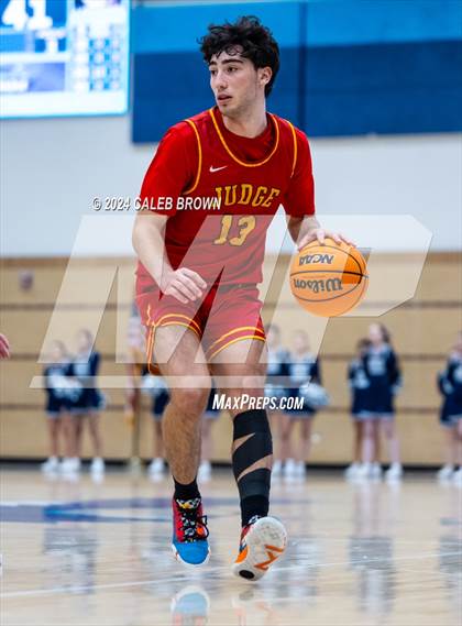 Thumbnail 2 in Judge Memorial Catholic vs Juan Diego Catholic (Juan Diego's Eagle Holiday Shootout) photogallery.