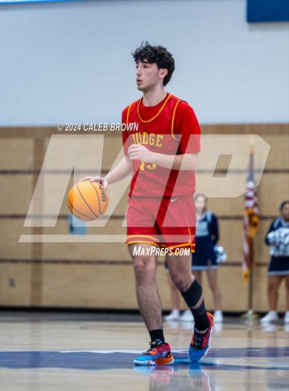 Thumbnail 2 in Judge Memorial Catholic vs Juan Diego Catholic (Juan Diego's Eagle Holiday Shootout) photogallery.