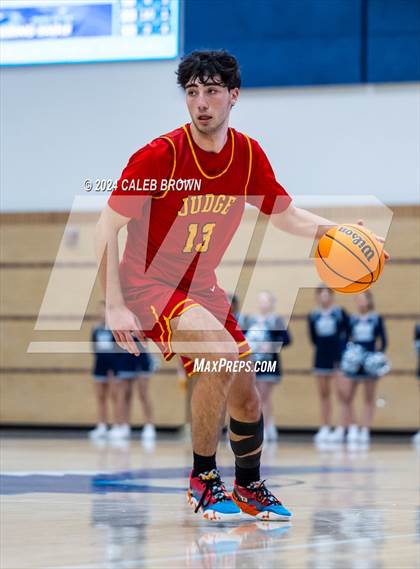 Thumbnail 1 in Judge Memorial Catholic vs Juan Diego Catholic (Juan Diego's Eagle Holiday Shootout) photogallery.