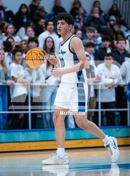 Thumbnail 3 in Judge Memorial Catholic vs Juan Diego Catholic (Juan Diego's Eagle Holiday Shootout) photogallery.