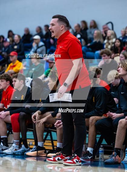 Thumbnail 3 in Judge Memorial Catholic vs Juan Diego Catholic (Juan Diego's Eagle Holiday Shootout) photogallery.