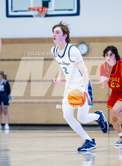 Thumbnail 1 in Judge Memorial Catholic vs Juan Diego Catholic (Juan Diego's Eagle Holiday Shootout) photogallery.