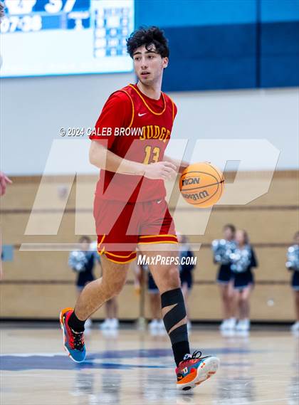 Thumbnail 2 in Judge Memorial Catholic vs Juan Diego Catholic (Juan Diego's Eagle Holiday Shootout) photogallery.