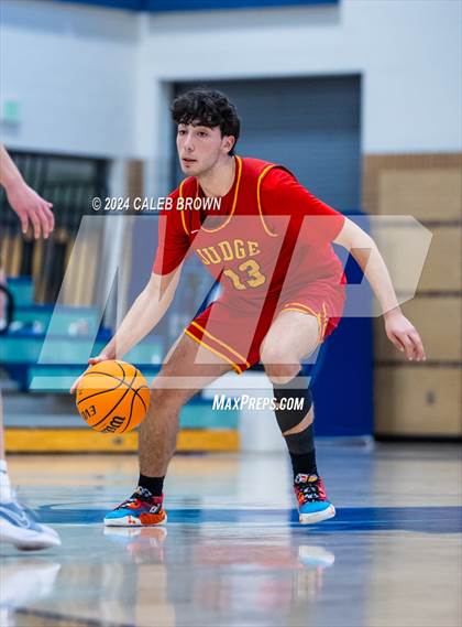 Thumbnail 3 in Judge Memorial Catholic vs Juan Diego Catholic (Juan Diego's Eagle Holiday Shootout) photogallery.